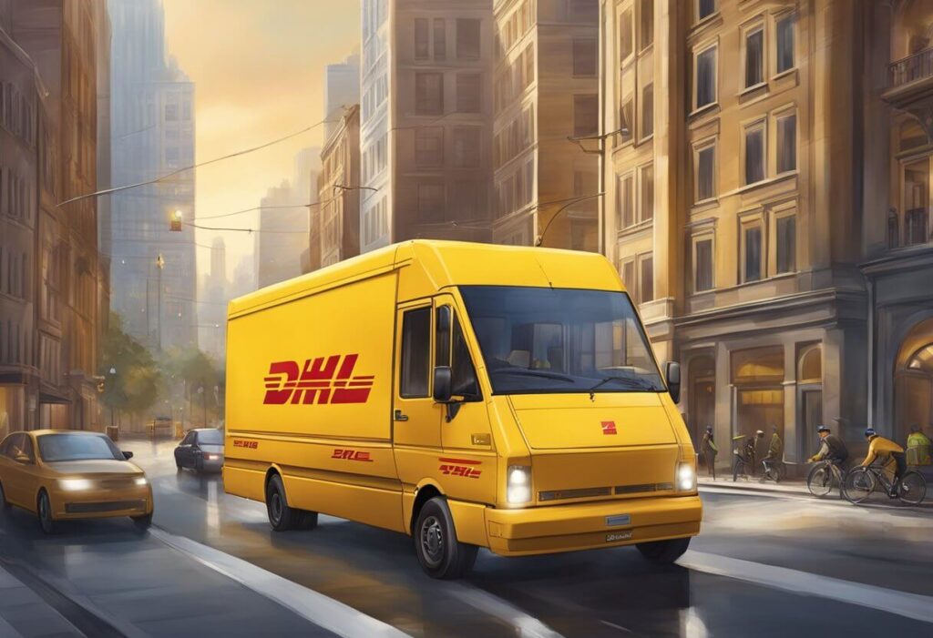 average dhl express delivery times key routes