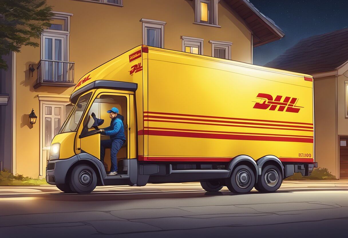 how late does dhl deliver