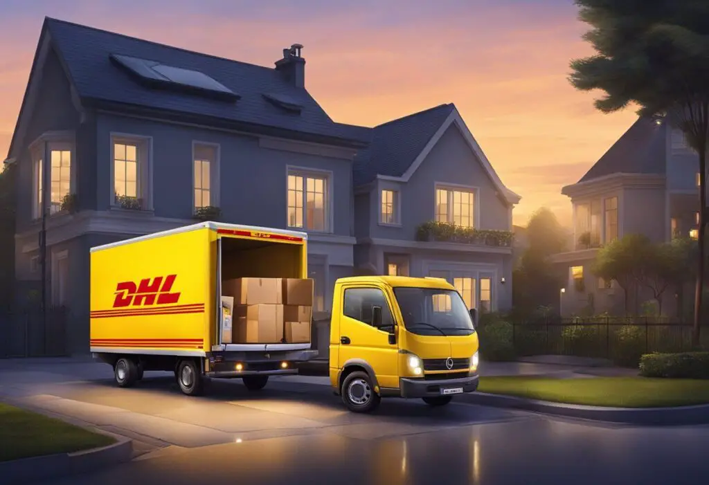 what does end of day delivery mean for dhl