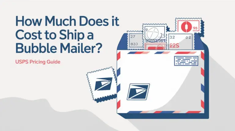 How Much Does It Cost to Ship a Bubble Mailer with USPS