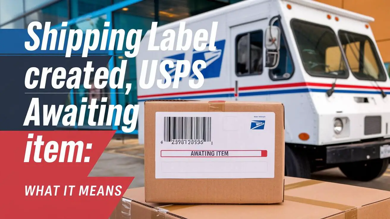 Shipping Label Created, USPS Awaiting Item