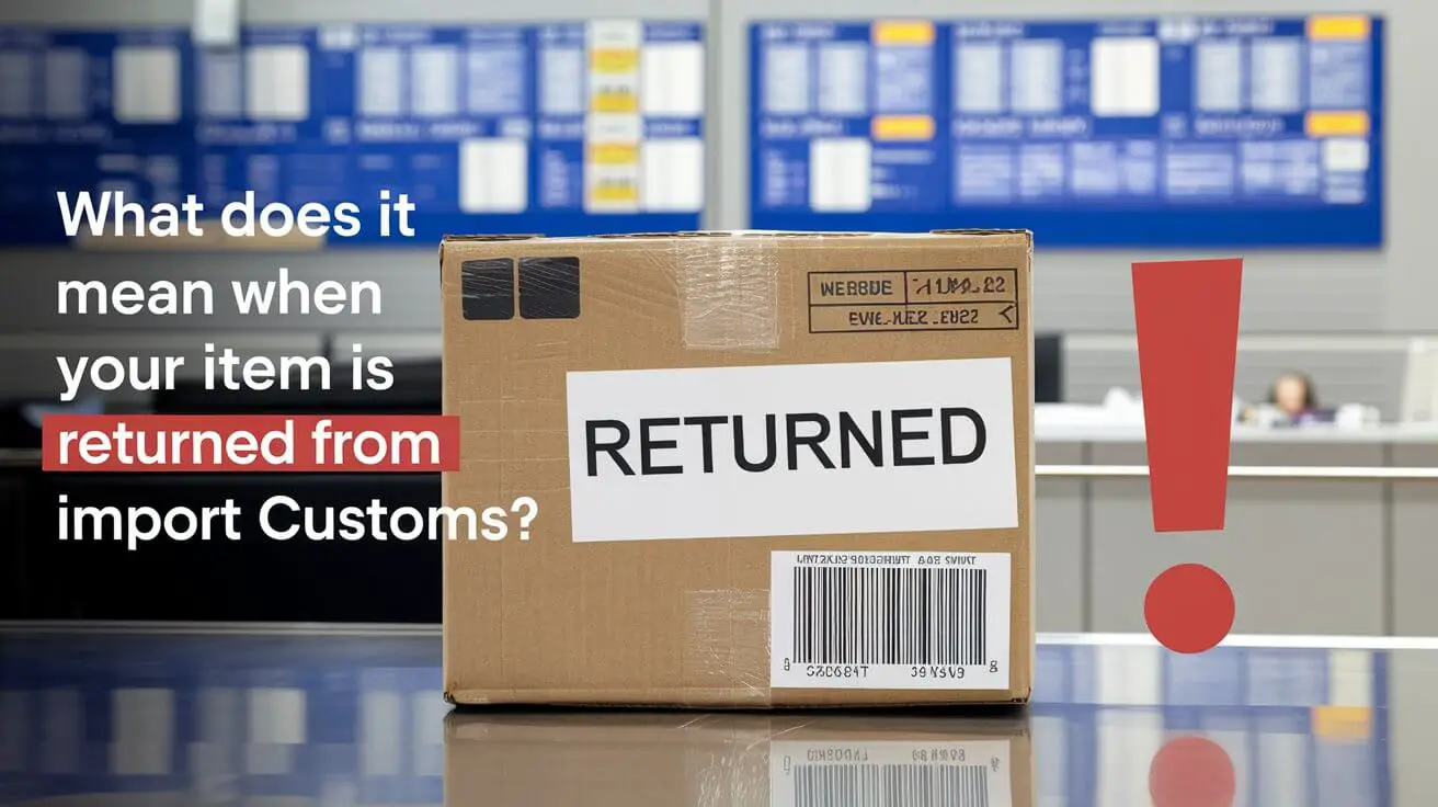 What Does It Mean When Your Item Is Returned from Import Customs